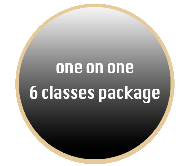 One on One six classes package