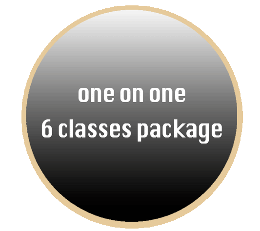 One on One six classes package